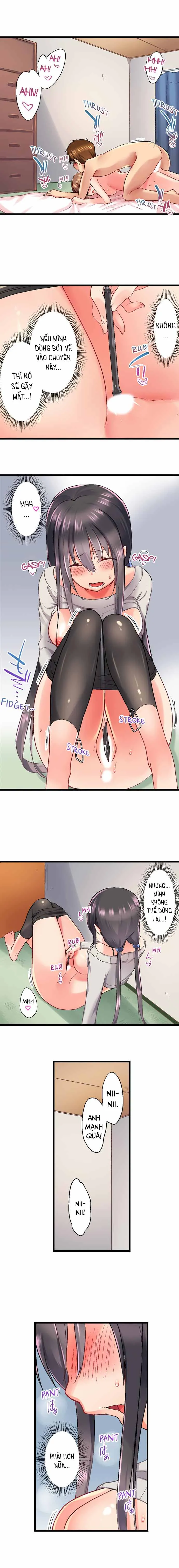 HentaiVN.net - Ảnh 4 - Anh trai trượt vào trong tôi khi tắm chung [Overflow | Jitsu Wa Ima Haittemasu.... Ofuro De Onii-Chan No Katai Are Ga...] - Chap 30