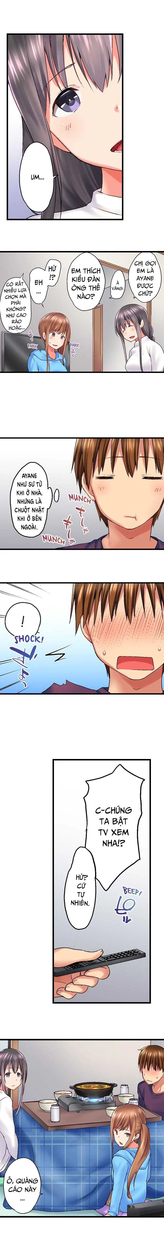 HentaiVN.net - Ảnh 6 - Anh trai trượt vào trong tôi khi tắm chung [Overflow | Jitsu Wa Ima Haittemasu.... Ofuro De Onii-Chan No Katai Are Ga...] - Chap 32