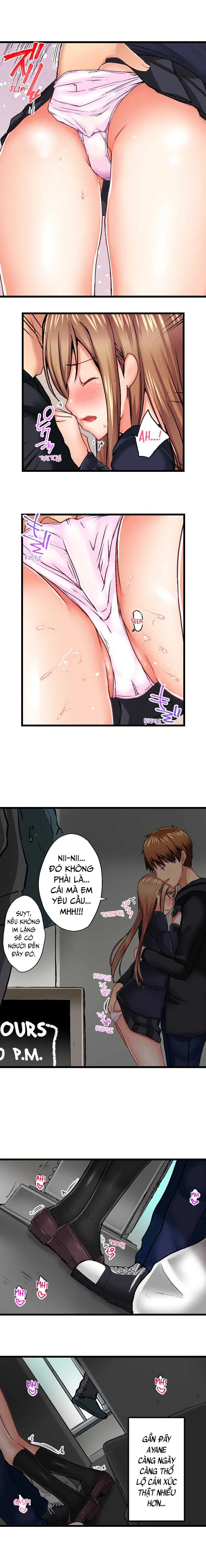 HentaiVN.net - Ảnh 6 - Anh trai trượt vào trong tôi khi tắm chung [Overflow | Jitsu Wa Ima Haittemasu.... Ofuro De Onii-Chan No Katai Are Ga...] - Chap 35