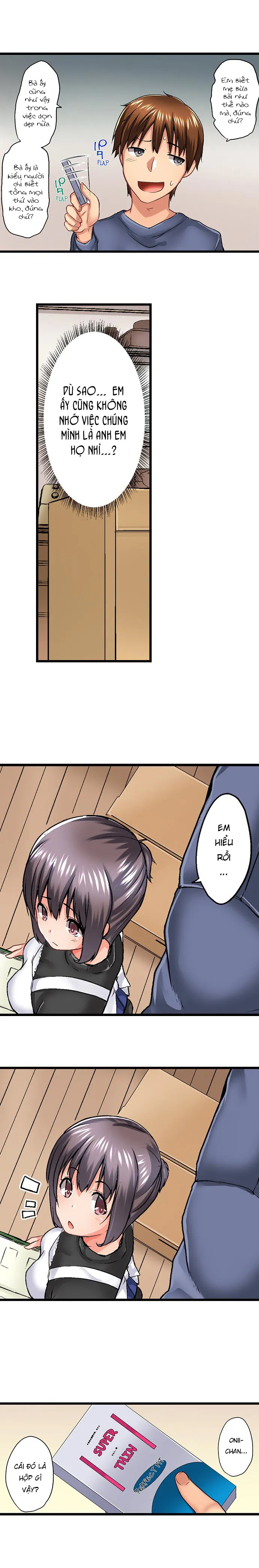 HentaiVN.net - Ảnh 10 - Anh trai trượt vào trong tôi khi tắm chung [Overflow | Jitsu Wa Ima Haittemasu.... Ofuro De Onii-Chan No Katai Are Ga...] - Chap 37