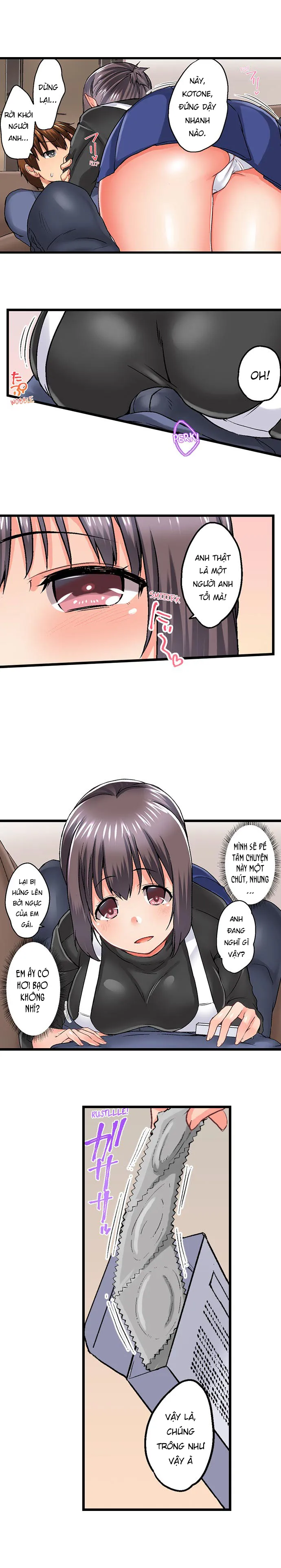 HentaiVN.net - Ảnh 5 - Anh trai trượt vào trong tôi khi tắm chung [Overflow | Jitsu Wa Ima Haittemasu.... Ofuro De Onii-Chan No Katai Are Ga...] - Chap 38