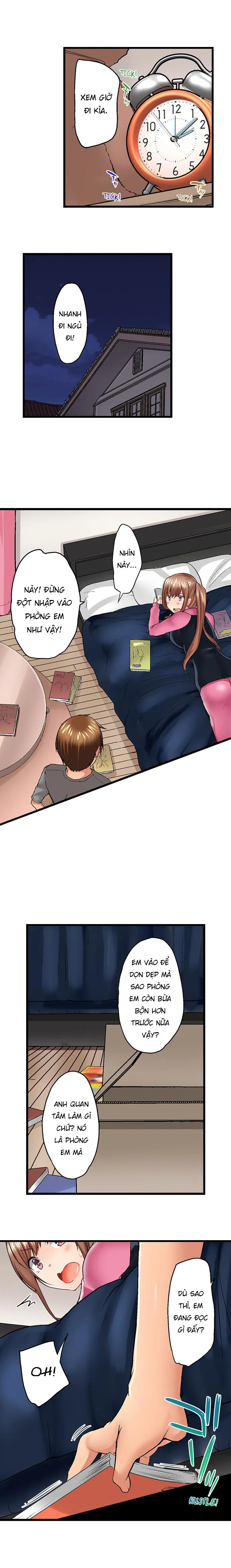 HentaiVN.net - Ảnh 4 - Anh trai trượt vào trong tôi khi tắm chung [Overflow | Jitsu Wa Ima Haittemasu.... Ofuro De Onii-Chan No Katai Are Ga...] - Chap 40