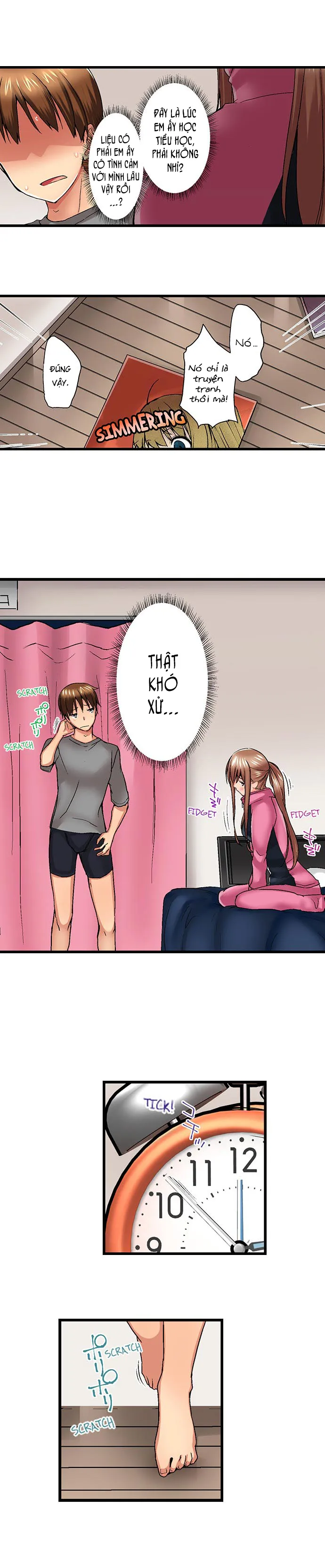 HentaiVN.net - Ảnh 7 - Anh trai trượt vào trong tôi khi tắm chung [Overflow | Jitsu Wa Ima Haittemasu.... Ofuro De Onii-Chan No Katai Are Ga...] - Chap 40