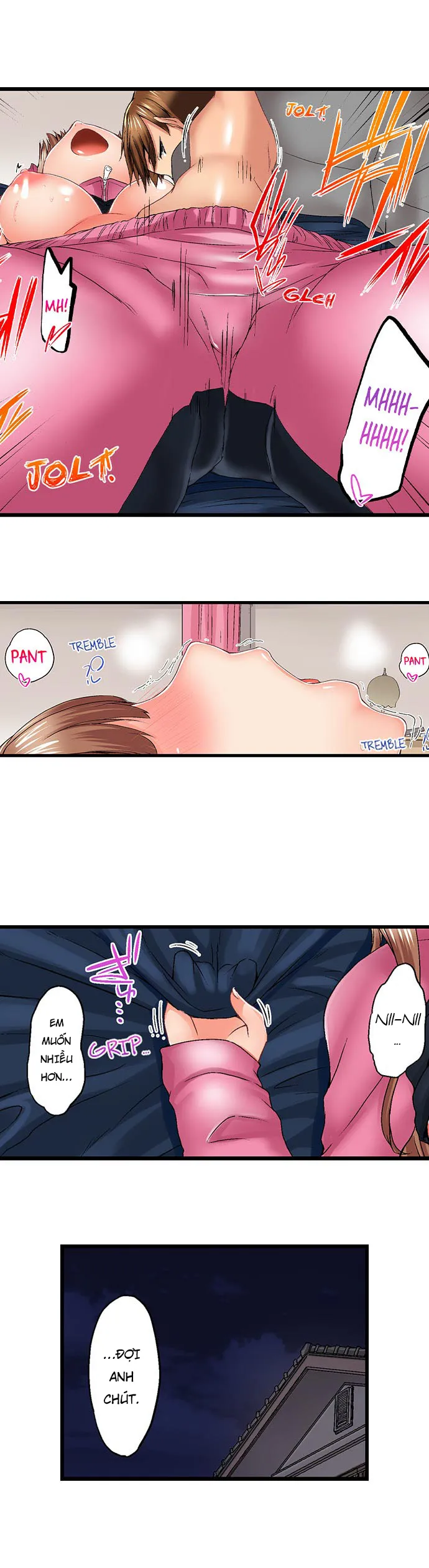HentaiVN.net - Ảnh 10 - Anh trai trượt vào trong tôi khi tắm chung [Overflow | Jitsu Wa Ima Haittemasu.... Ofuro De Onii-Chan No Katai Are Ga...] - Chap 41