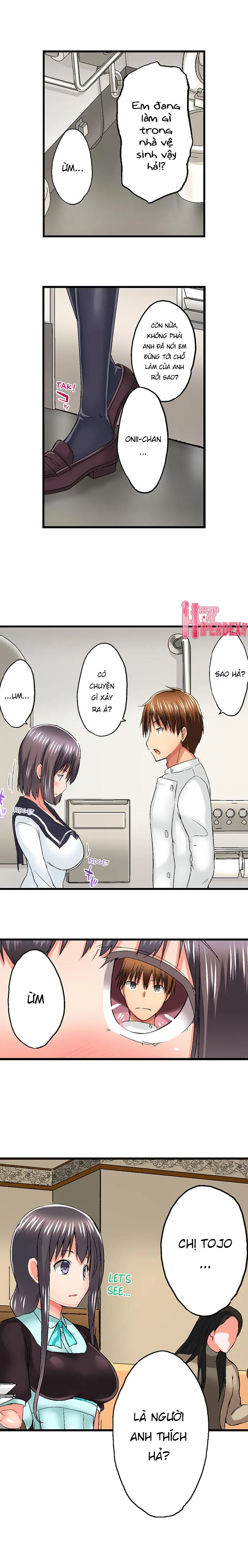 HentaiVN.net - Ảnh 4 - Anh trai trượt vào trong tôi khi tắm chung [Overflow | Jitsu Wa Ima Haittemasu.... Ofuro De Onii-Chan No Katai Are Ga...] - Chap 44