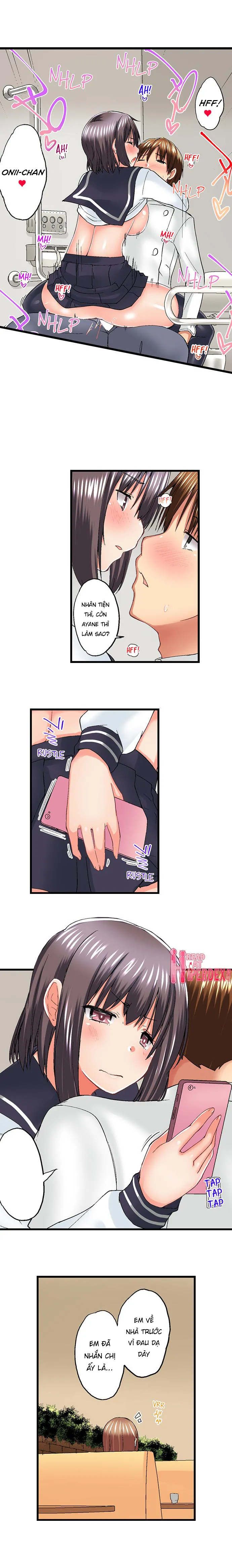 HentaiVN.net - Ảnh 7 - Anh trai trượt vào trong tôi khi tắm chung [Overflow | Jitsu Wa Ima Haittemasu.... Ofuro De Onii-Chan No Katai Are Ga...] - Chap 45