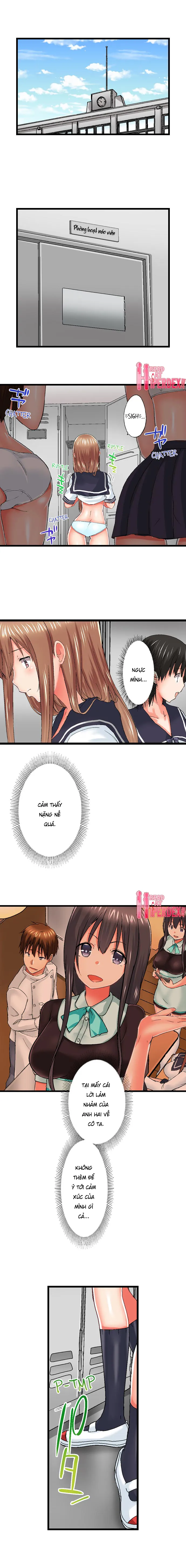 HentaiVN.net - Ảnh 4 - Anh trai trượt vào trong tôi khi tắm chung [Overflow | Jitsu Wa Ima Haittemasu.... Ofuro De Onii-Chan No Katai Are Ga...] - Chap 46