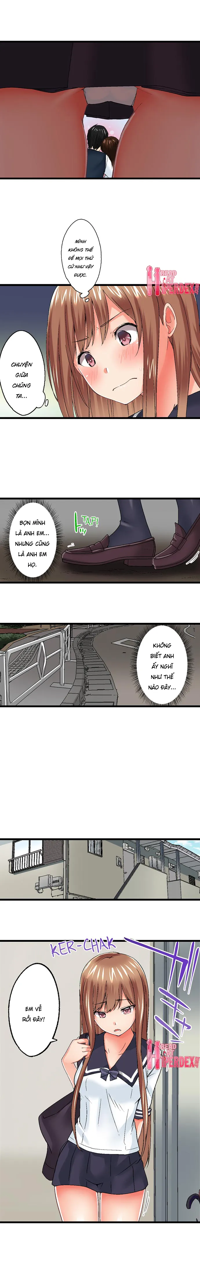 HentaiVN.net - Ảnh 6 - Anh trai trượt vào trong tôi khi tắm chung [Overflow | Jitsu Wa Ima Haittemasu.... Ofuro De Onii-Chan No Katai Are Ga...] - Chap 46