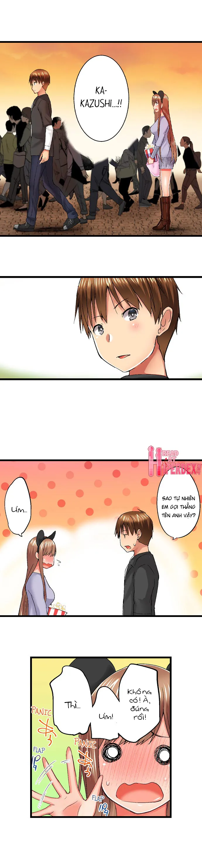 HentaiVN.net - Ảnh 3 - Anh trai trượt vào trong tôi khi tắm chung [Overflow | Jitsu Wa Ima Haittemasu.... Ofuro De Onii-Chan No Katai Are Ga...] - Chap 47