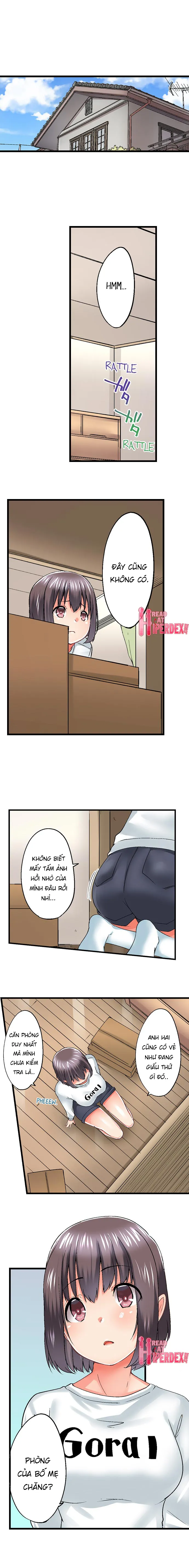 HentaiVN.net - Ảnh 9 - Anh trai trượt vào trong tôi khi tắm chung [Overflow | Jitsu Wa Ima Haittemasu.... Ofuro De Onii-Chan No Katai Are Ga...] - Chap 48