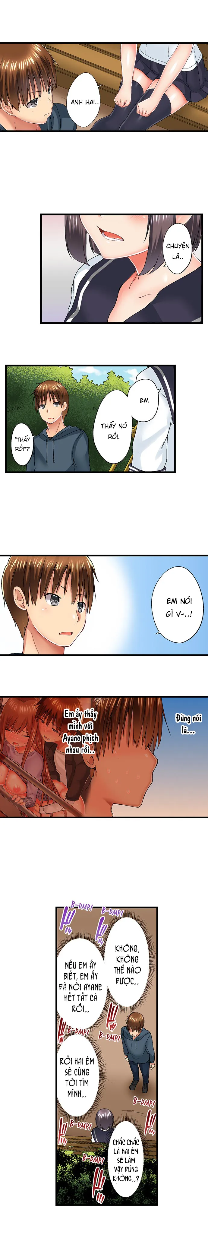 HentaiVN.net - Ảnh 7 - Anh trai trượt vào trong tôi khi tắm chung [Overflow | Jitsu Wa Ima Haittemasu.... Ofuro De Onii-Chan No Katai Are Ga...] - Chap 49