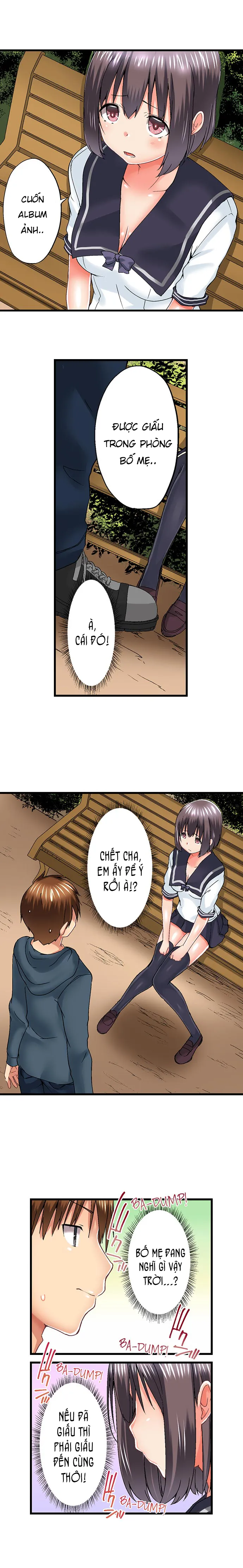 HentaiVN.net - Ảnh 8 - Anh trai trượt vào trong tôi khi tắm chung [Overflow | Jitsu Wa Ima Haittemasu.... Ofuro De Onii-Chan No Katai Are Ga...] - Chap 49