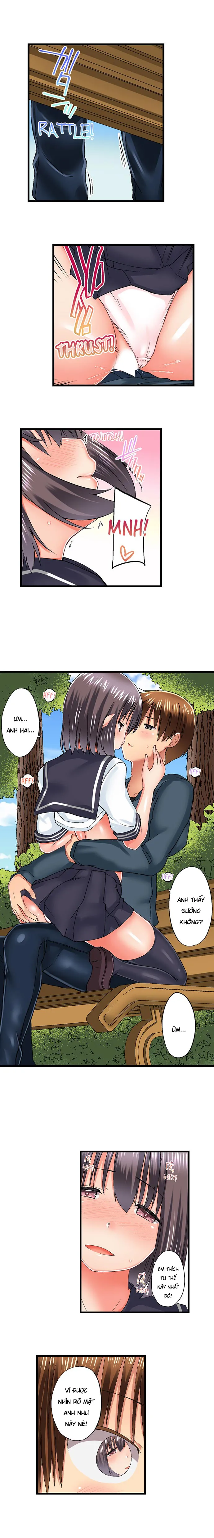 HentaiVN.net - Ảnh 7 - Anh trai trượt vào trong tôi khi tắm chung [Overflow | Jitsu Wa Ima Haittemasu.... Ofuro De Onii-Chan No Katai Are Ga...] - Chap 51