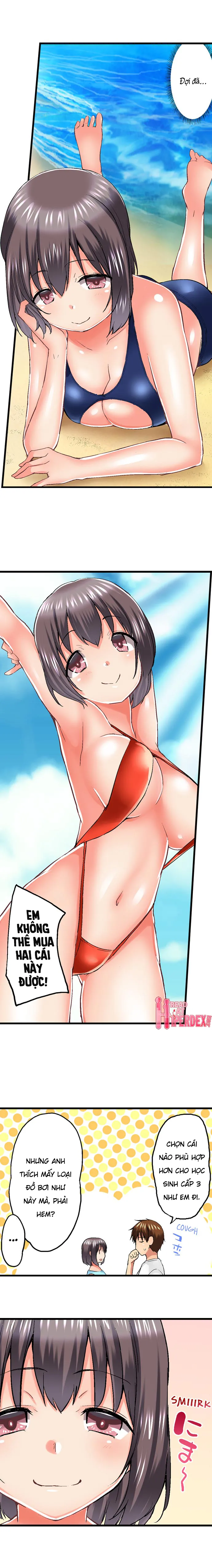 HentaiVN.net - Ảnh 7 - Anh trai trượt vào trong tôi khi tắm chung [Overflow | Jitsu Wa Ima Haittemasu.... Ofuro De Onii-Chan No Katai Are Ga...] - Chap 52