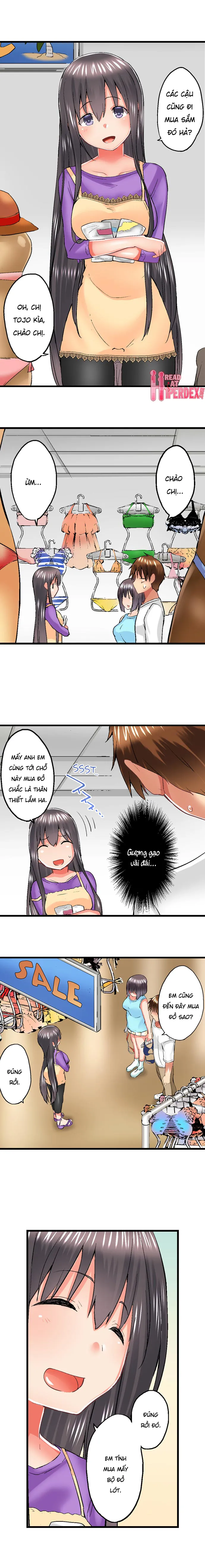 HentaiVN.net - Ảnh 9 - Anh trai trượt vào trong tôi khi tắm chung [Overflow | Jitsu Wa Ima Haittemasu.... Ofuro De Onii-Chan No Katai Are Ga...] - Chap 52