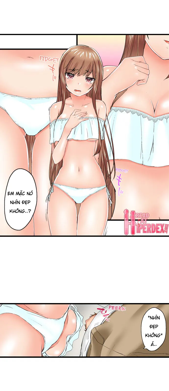 HentaiVN.net - Ảnh 5 - Anh trai trượt vào trong tôi khi tắm chung [Overflow | Jitsu Wa Ima Haittemasu.... Ofuro De Onii-Chan No Katai Are Ga...] - Chap 53