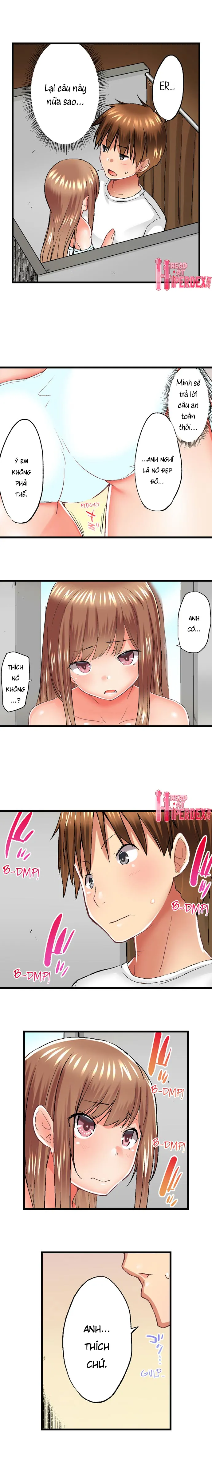 HentaiVN.net - Ảnh 6 - Anh trai trượt vào trong tôi khi tắm chung [Overflow | Jitsu Wa Ima Haittemasu.... Ofuro De Onii-Chan No Katai Are Ga...] - Chap 53