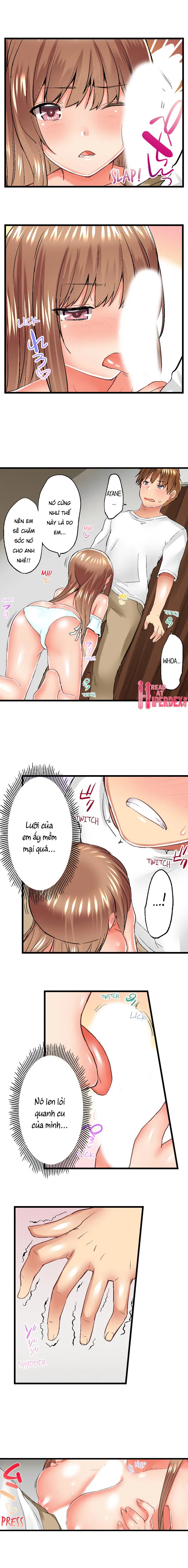 HentaiVN.net - Ảnh 8 - Anh trai trượt vào trong tôi khi tắm chung [Overflow | Jitsu Wa Ima Haittemasu.... Ofuro De Onii-Chan No Katai Are Ga...] - Chap 53