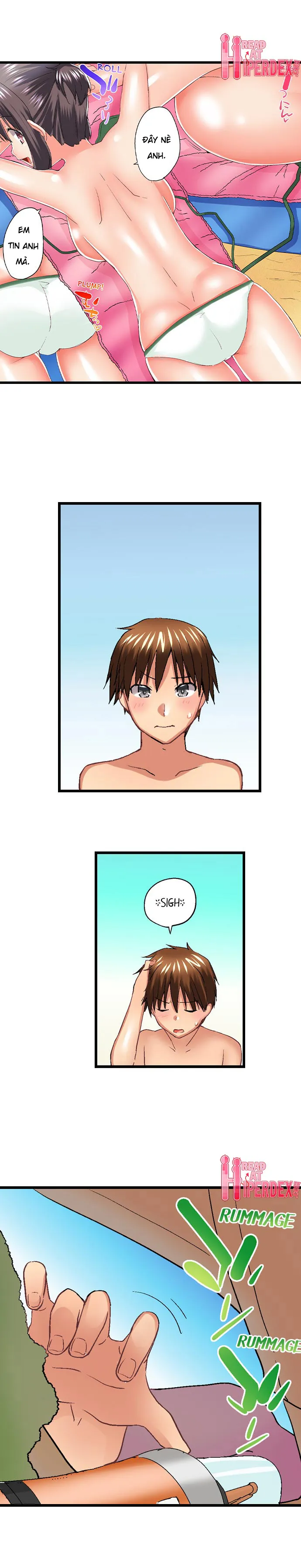 HentaiVN.net - Ảnh 9 - Anh trai trượt vào trong tôi khi tắm chung [Overflow | Jitsu Wa Ima Haittemasu.... Ofuro De Onii-Chan No Katai Are Ga...] - Chap 55