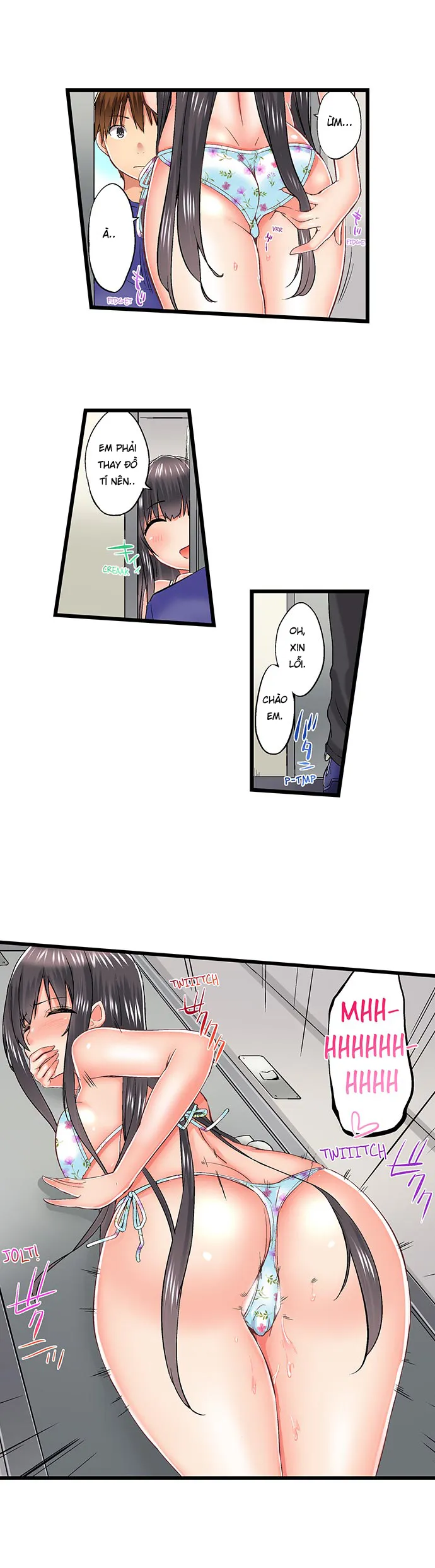 HentaiVN.net - Ảnh 10 - Anh trai trượt vào trong tôi khi tắm chung [Overflow | Jitsu Wa Ima Haittemasu.... Ofuro De Onii-Chan No Katai Are Ga...] - Chap 62