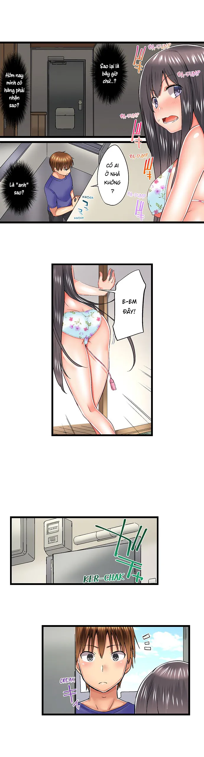 HentaiVN.net - Ảnh 6 - Anh trai trượt vào trong tôi khi tắm chung [Overflow | Jitsu Wa Ima Haittemasu.... Ofuro De Onii-Chan No Katai Are Ga...] - Chap 62