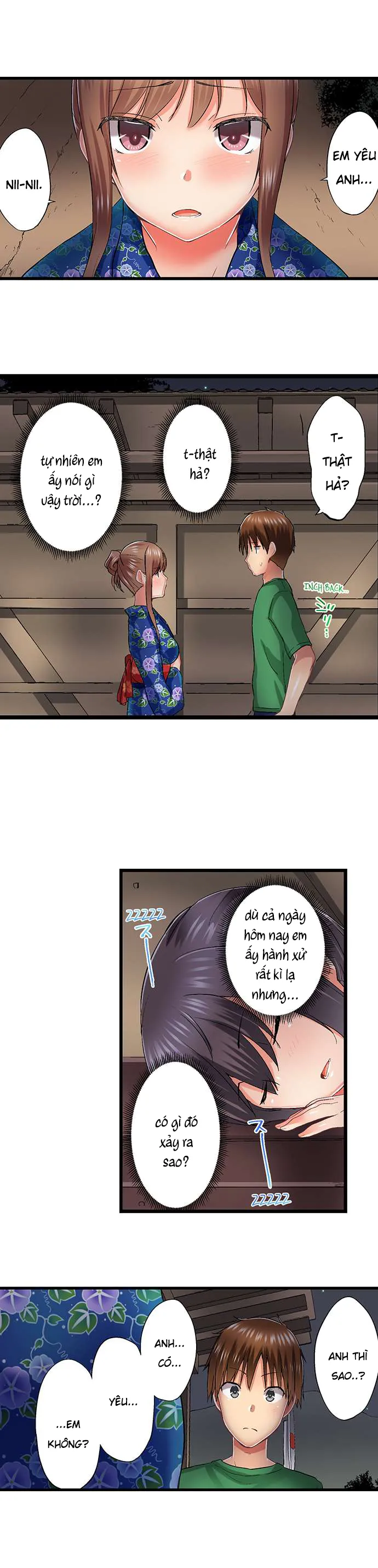 HentaiVN.net - Ảnh 4 - Anh trai trượt vào trong tôi khi tắm chung [Overflow | Jitsu Wa Ima Haittemasu.... Ofuro De Onii-Chan No Katai Are Ga...] - Chap 68