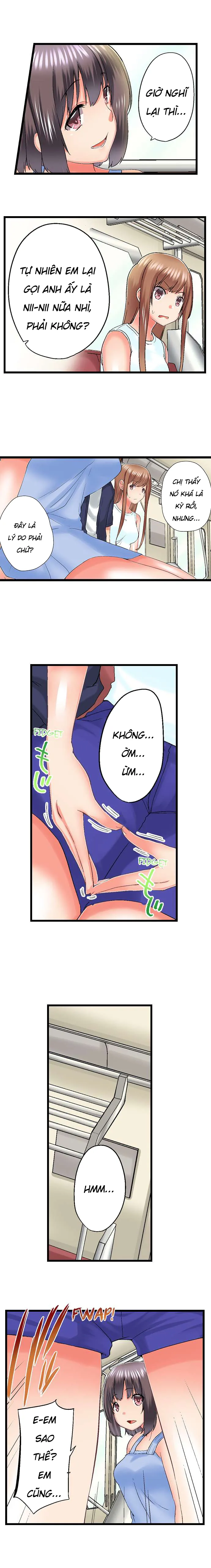 HentaiVN.net - Ảnh 7 - Anh trai trượt vào trong tôi khi tắm chung [Overflow | Jitsu Wa Ima Haittemasu.... Ofuro De Onii-Chan No Katai Are Ga...] - Chap 70