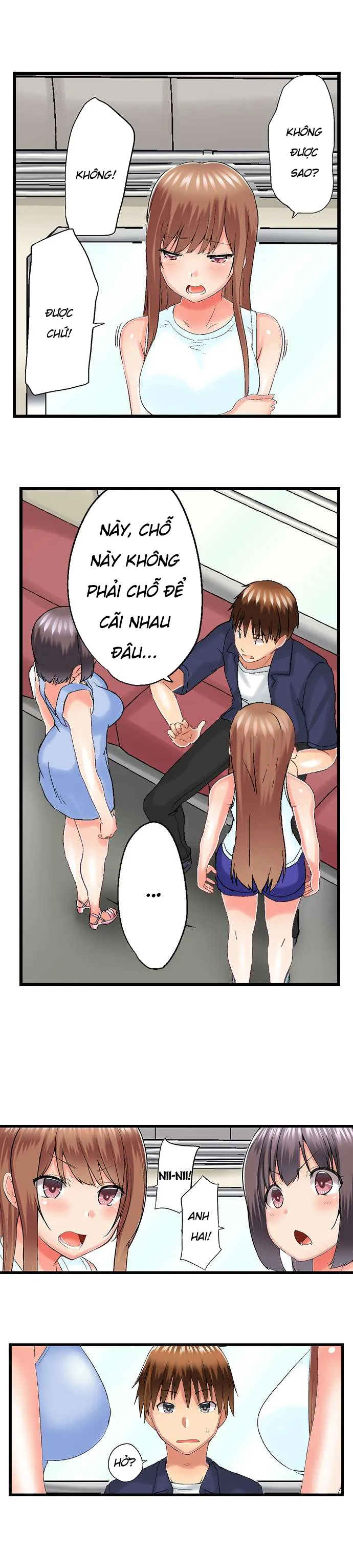 HentaiVN.net - Ảnh 9 - Anh trai trượt vào trong tôi khi tắm chung [Overflow | Jitsu Wa Ima Haittemasu.... Ofuro De Onii-Chan No Katai Are Ga...] - Chap 70