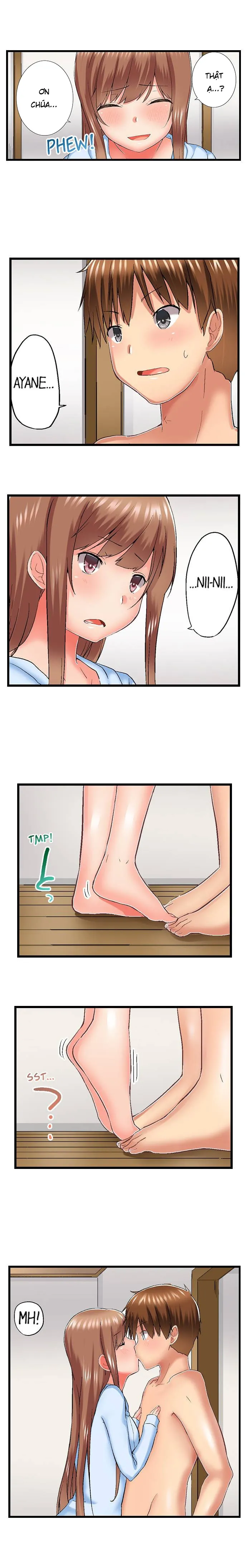 HentaiVN.net - Ảnh 7 - Anh trai trượt vào trong tôi khi tắm chung [Overflow | Jitsu Wa Ima Haittemasu.... Ofuro De Onii-Chan No Katai Are Ga...] - Chap 74