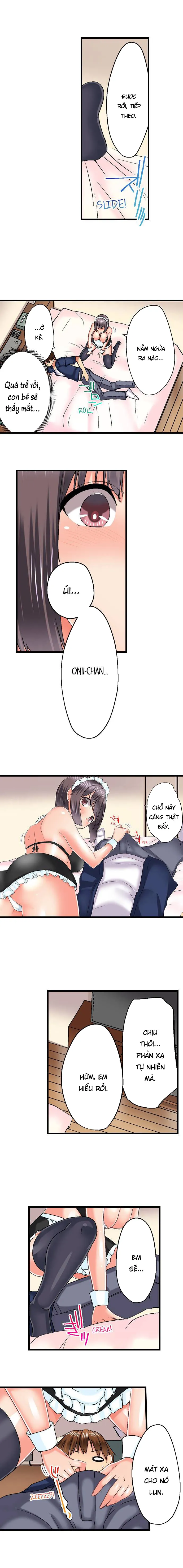 HentaiVN.net - Ảnh 8 - Anh trai trượt vào trong tôi khi tắm chung [Overflow | Jitsu Wa Ima Haittemasu.... Ofuro De Onii-Chan No Katai Are Ga...] - Chap 77