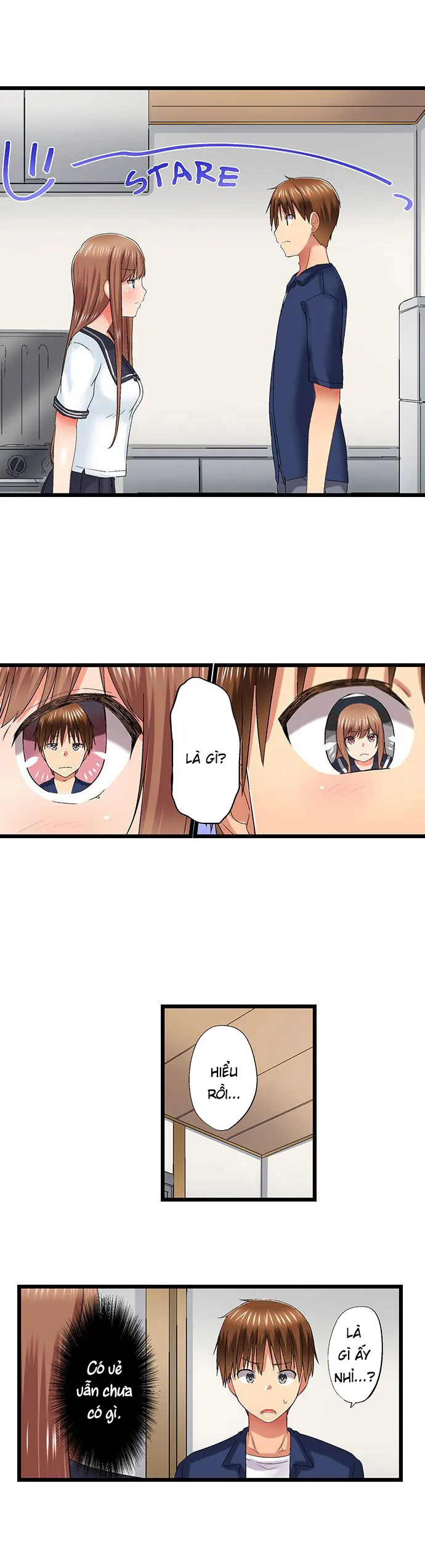 HentaiVN.net - Ảnh 10 - Anh trai trượt vào trong tôi khi tắm chung [Overflow | Jitsu Wa Ima Haittemasu.... Ofuro De Onii-Chan No Katai Are Ga...] - Chap 79