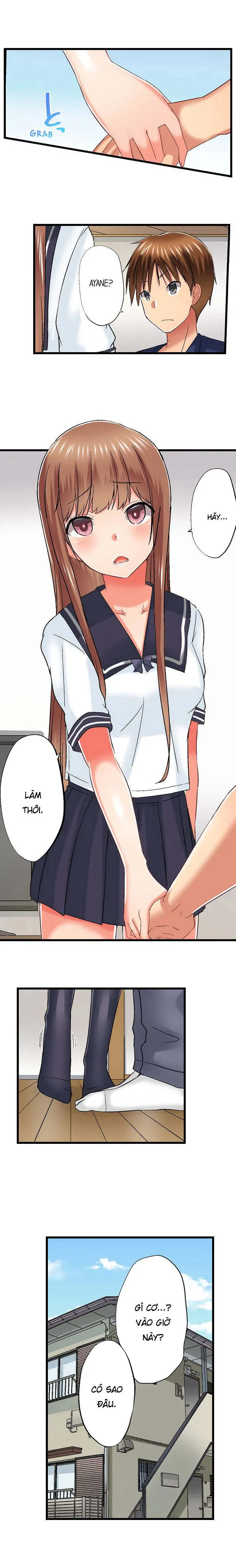 HentaiVN.net - Ảnh 11 - Anh trai trượt vào trong tôi khi tắm chung [Overflow | Jitsu Wa Ima Haittemasu.... Ofuro De Onii-Chan No Katai Are Ga...] - Chap 79