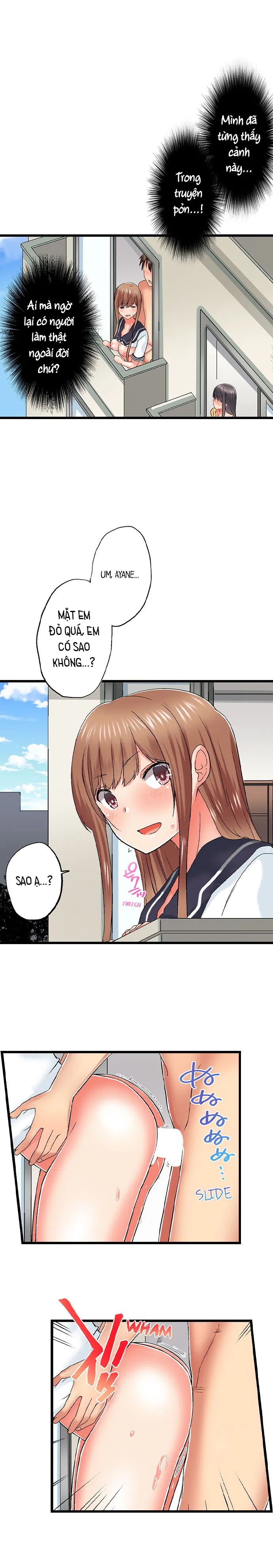 HentaiVN.net - Ảnh 4 - Anh trai trượt vào trong tôi khi tắm chung [Overflow | Jitsu Wa Ima Haittemasu.... Ofuro De Onii-Chan No Katai Are Ga...] - Chap 81