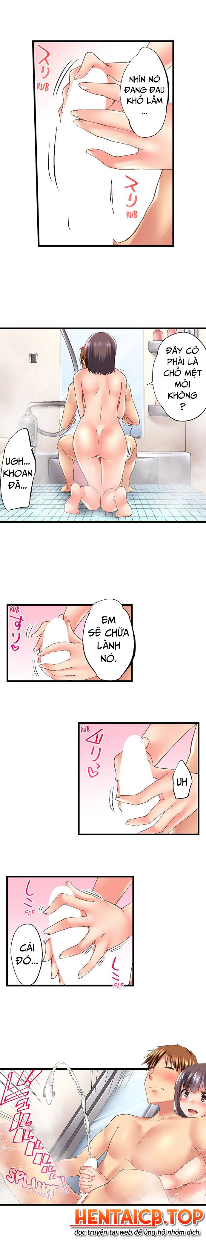 HentaiVN.net - Ảnh 10 - Anh trai trượt vào trong tôi khi tắm chung [Overflow | Jitsu Wa Ima Haittemasu.... Ofuro De Onii-Chan No Katai Are Ga...] - Chap 83
