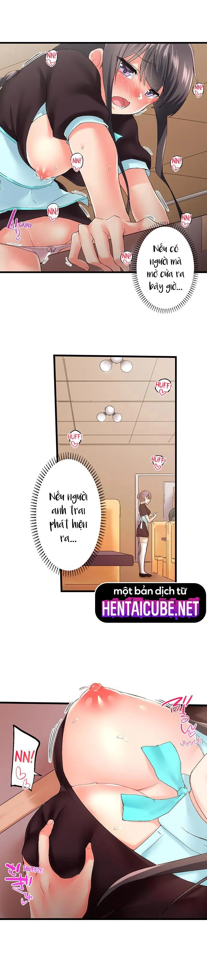 HentaiVN.net - Ảnh 7 - Anh trai trượt vào trong tôi khi tắm chung [Overflow | Jitsu Wa Ima Haittemasu.... Ofuro De Onii-Chan No Katai Are Ga...] - Chap 90