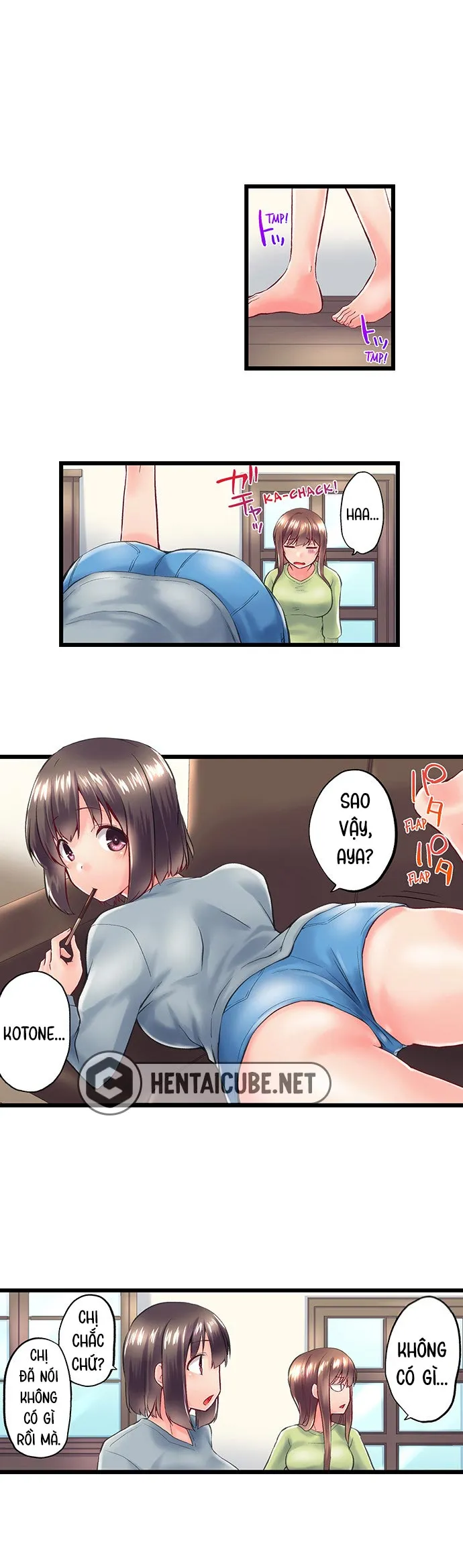 HentaiVN.net - Ảnh 3 - Anh trai trượt vào trong tôi khi tắm chung [Overflow | Jitsu Wa Ima Haittemasu.... Ofuro De Onii-Chan No Katai Are Ga...] - Chap 103