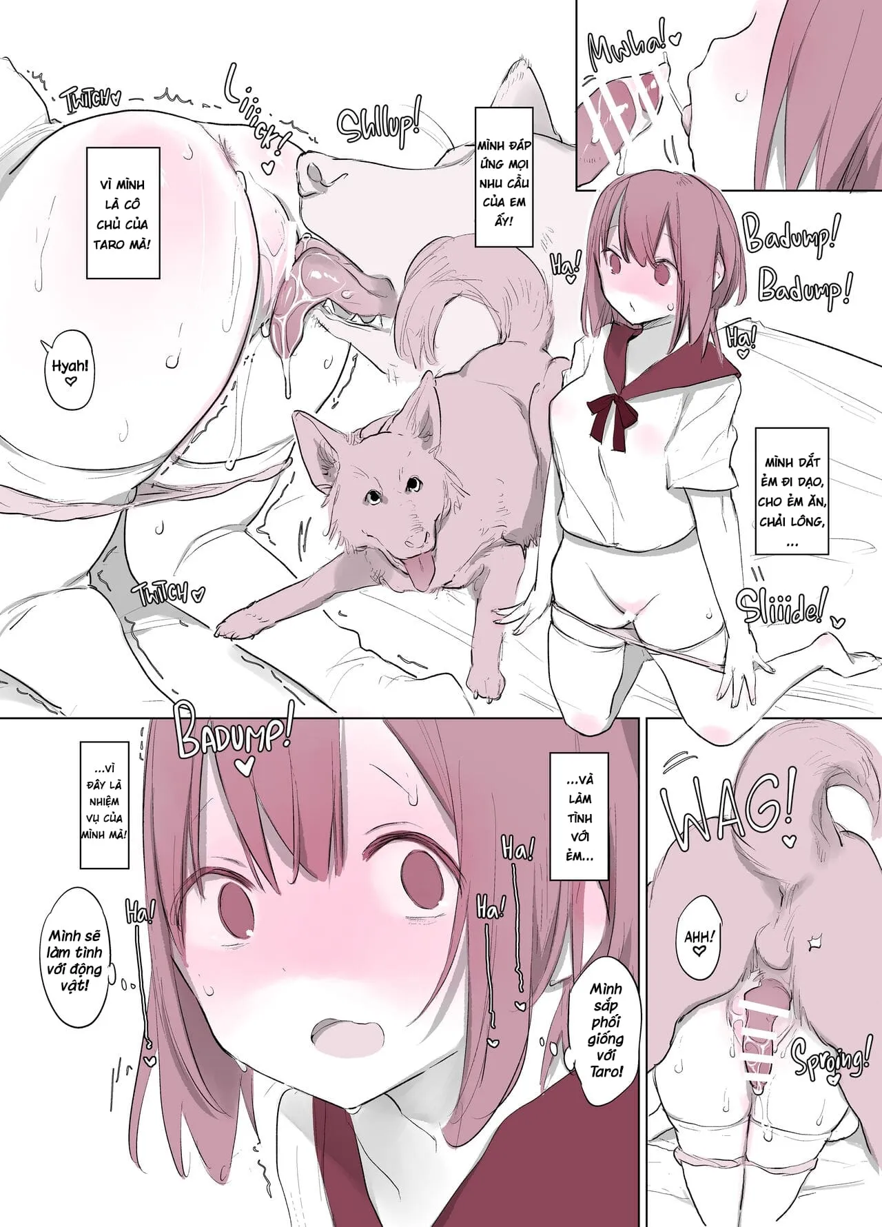 HentaiVN.net - Ảnh 4 - Nhật kí chăm sóc cho chó [ANIMAL SERVICE ; Inukan Nikki ; DogFucking Diary!] - Chap 1