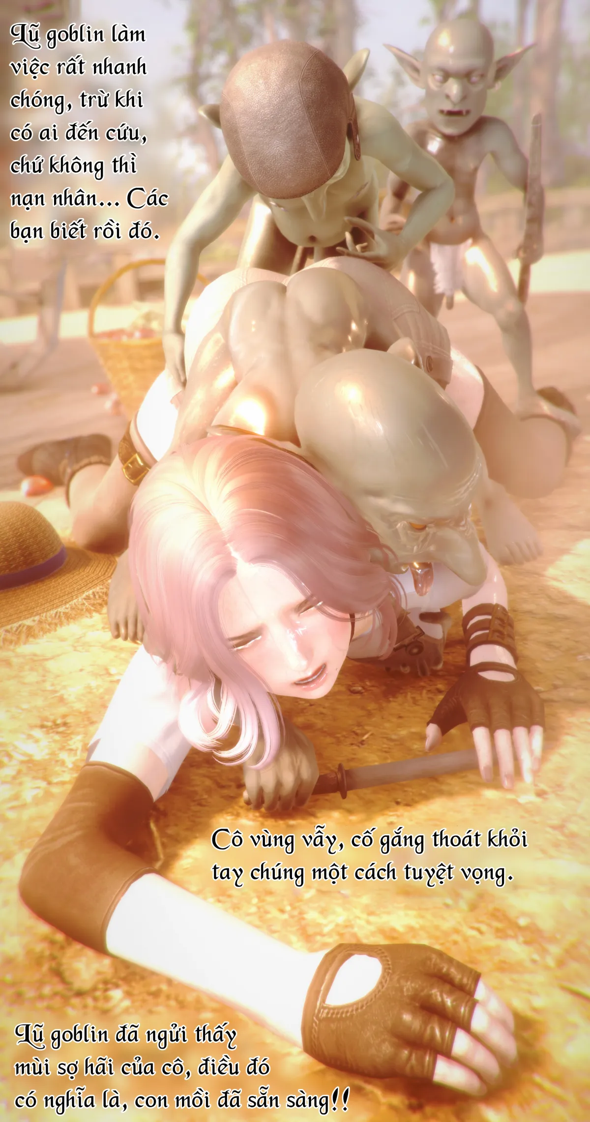 HentaiVN.net - Ảnh 24 - The Ultimate Goblin Gangbang 3 - Chap 1