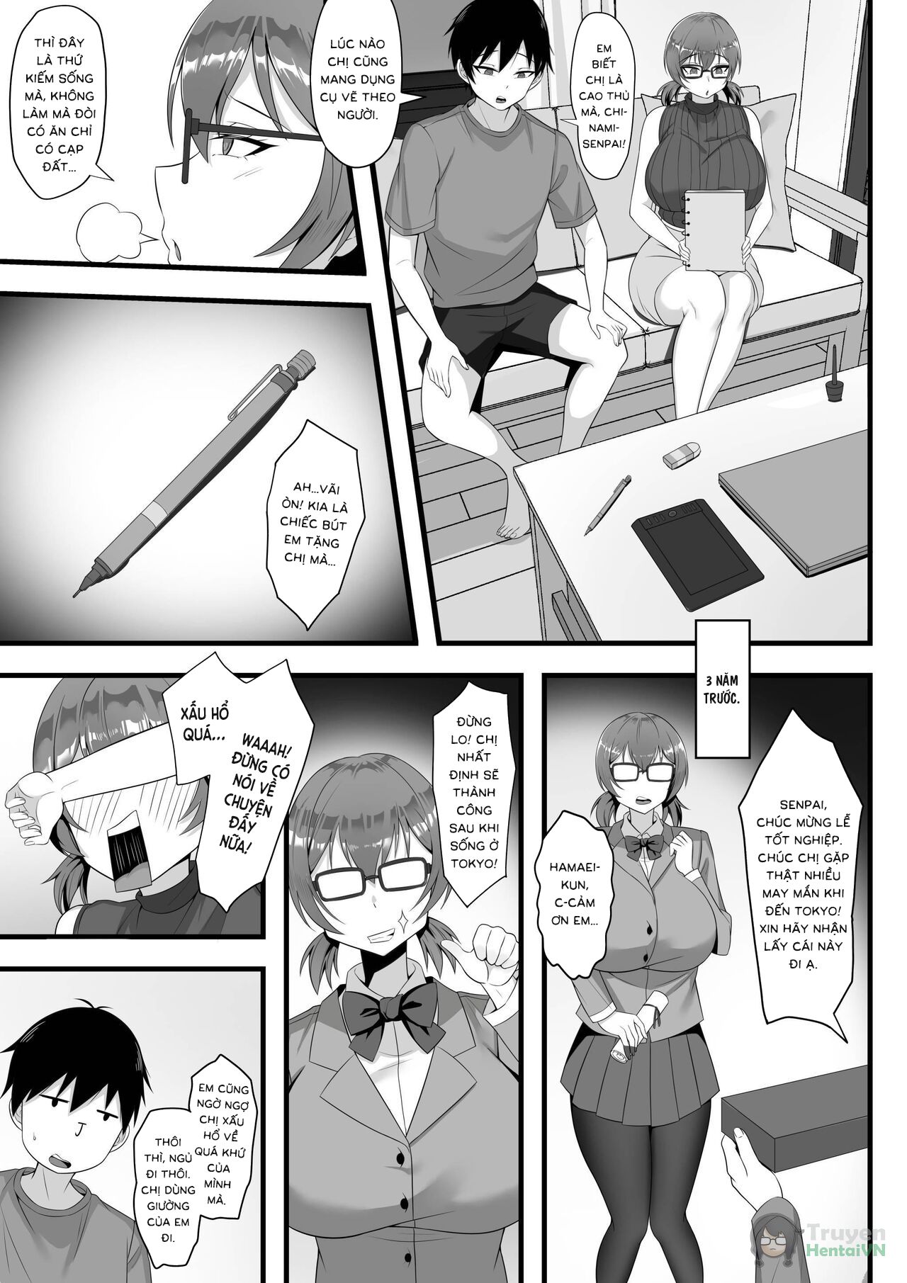 HentaiVN.net - Ảnh 8 - Cuộc sống tình dục ở thủ đô - Chap 3