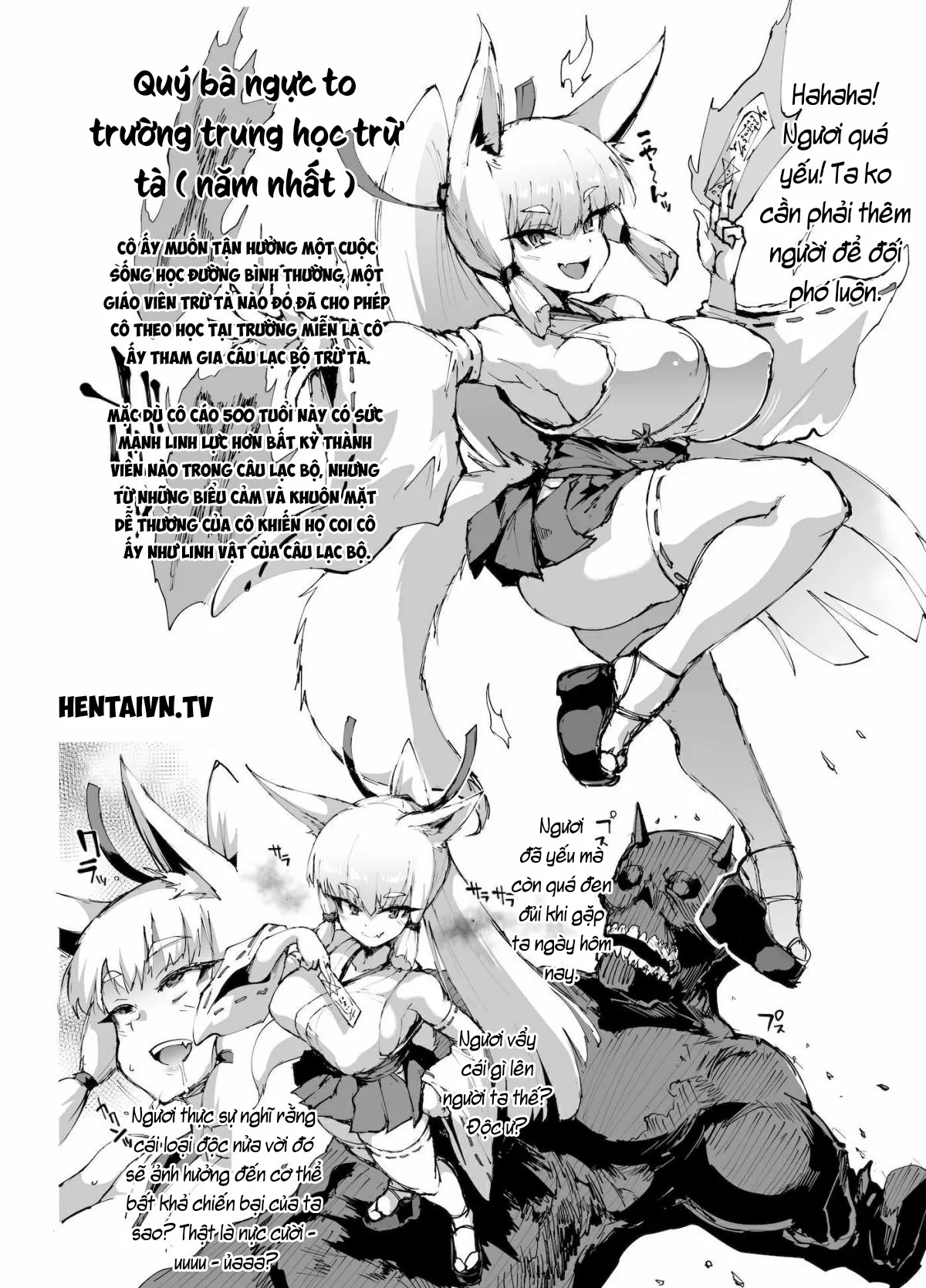 HentaiVN.net - Ảnh 28 - JK Taimabu Season 2 [JK退魔部 Season2] - Chap 16