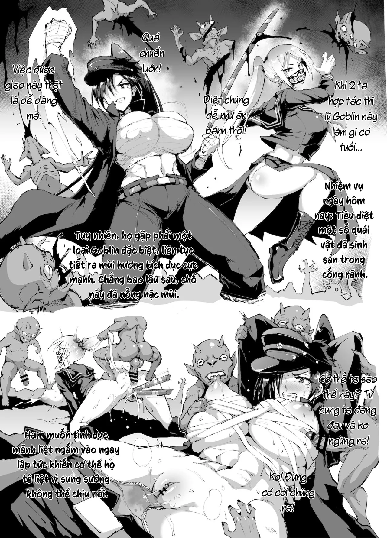 HentaiVN.net - Ảnh 63 - JK Taimabu Season 2 [JK退魔部 Season2] - Chap 16