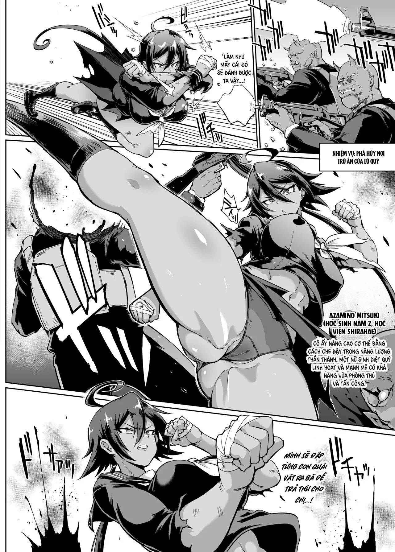 HentaiVN.net - Ảnh 3 - JK Taimabu Season 2 [JK退魔部 Season2] - Chap 21