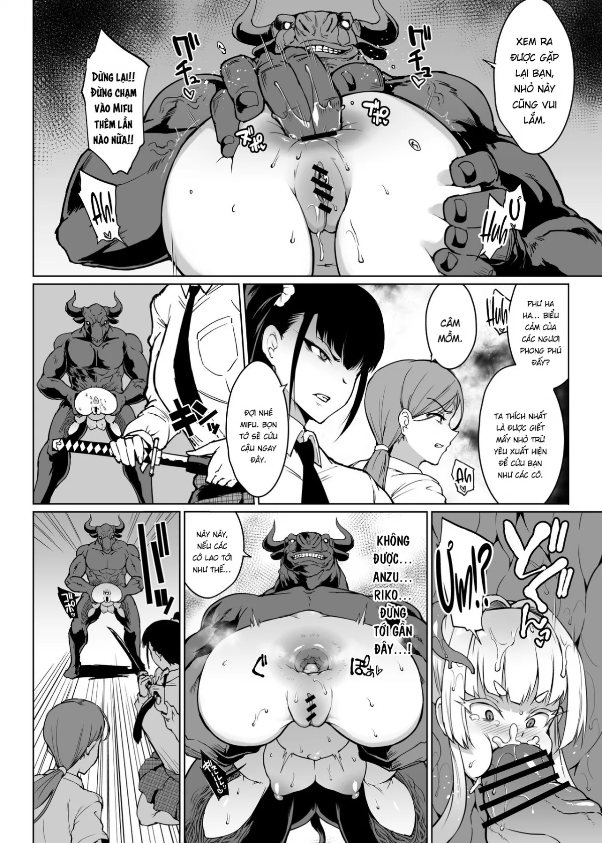 HentaiVN.net - Ảnh 23 - JK Taimabu Season 2 [JK退魔部 Season2] - Chap 24