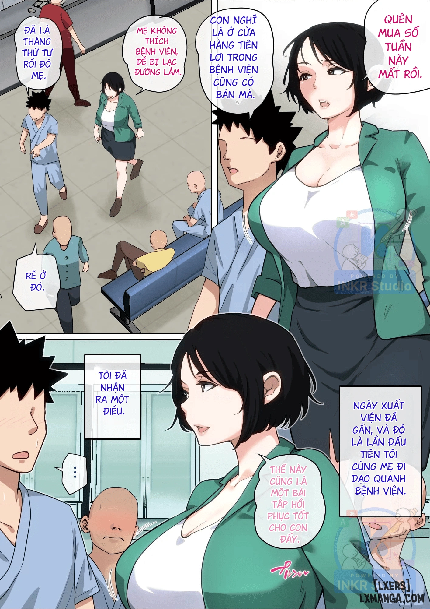 HentaiVN.net - Ảnh 27 - Nyuuin-chuu no Muramura wa Okaa-san de. 2 - Chap 1