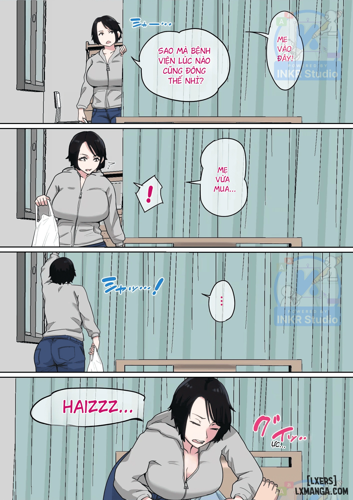 HentaiVN.net - Ảnh 3 - Nyuuin-chuu no Muramura wa Okaa-san de. 2 - Chap 1
