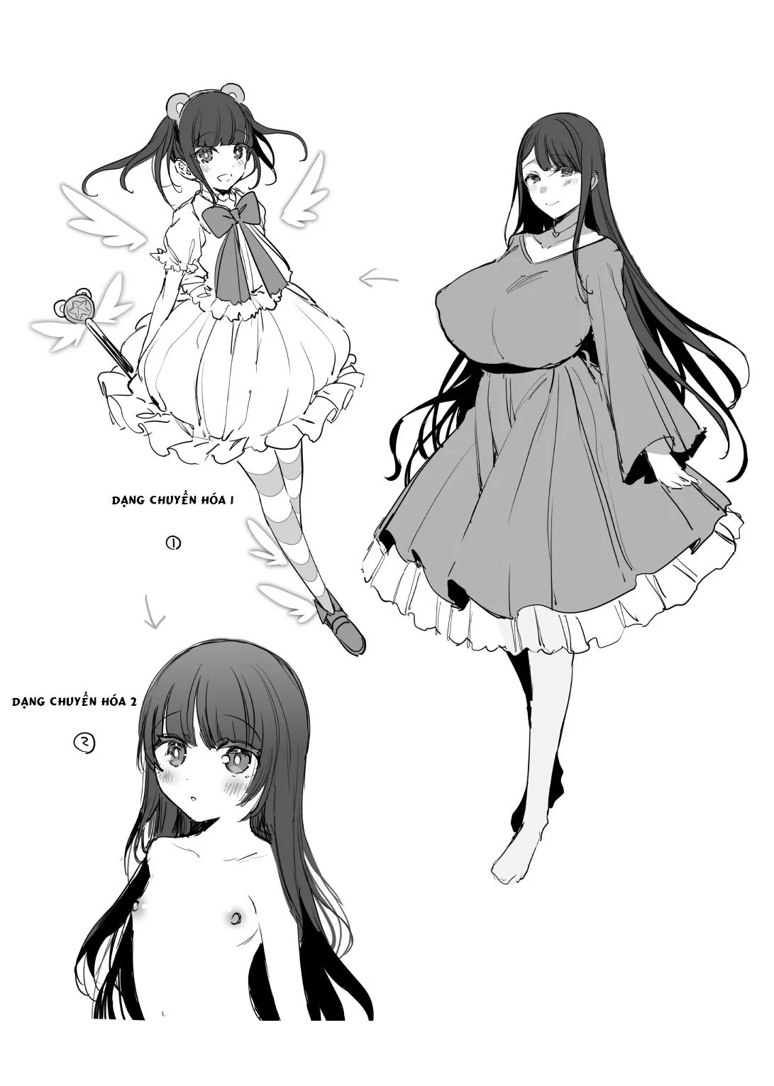 HentaiVN.net - Ảnh 10 - Mẹ tôi là ma pháp thiếu nữ [Mahou Shoujo Okaa-san] - Chap 1