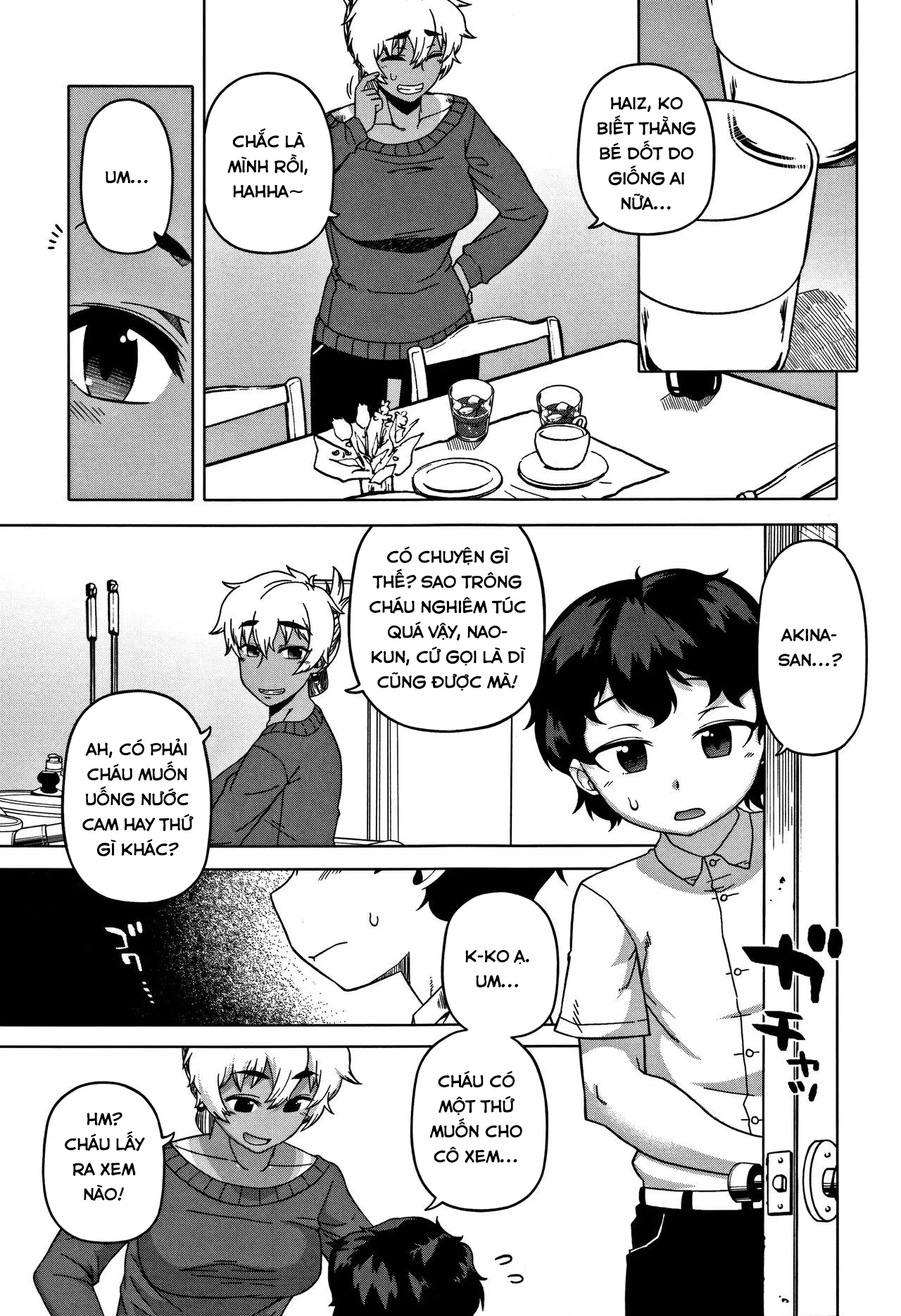 HentaiVN.net - Ảnh 11 - Chịch mẹ thằng bạn thân [Hitozuma A-san to Musuko no Yuujin N-kun; Married wife A and son's friend N-kun] - Chap 1