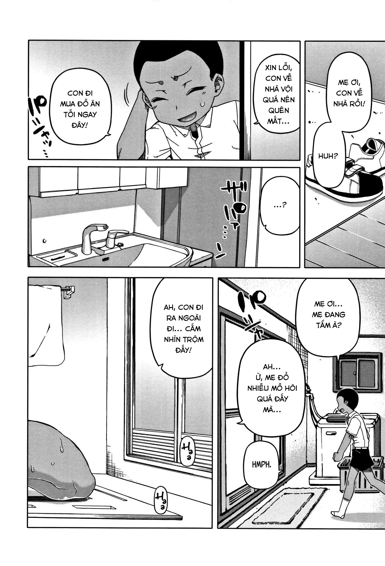 HentaiVN.net - Ảnh 24 - Chịch mẹ thằng bạn thân [Hitozuma A-san to Musuko no Yuujin N-kun; Married wife A and son's friend N-kun] - Chap 1