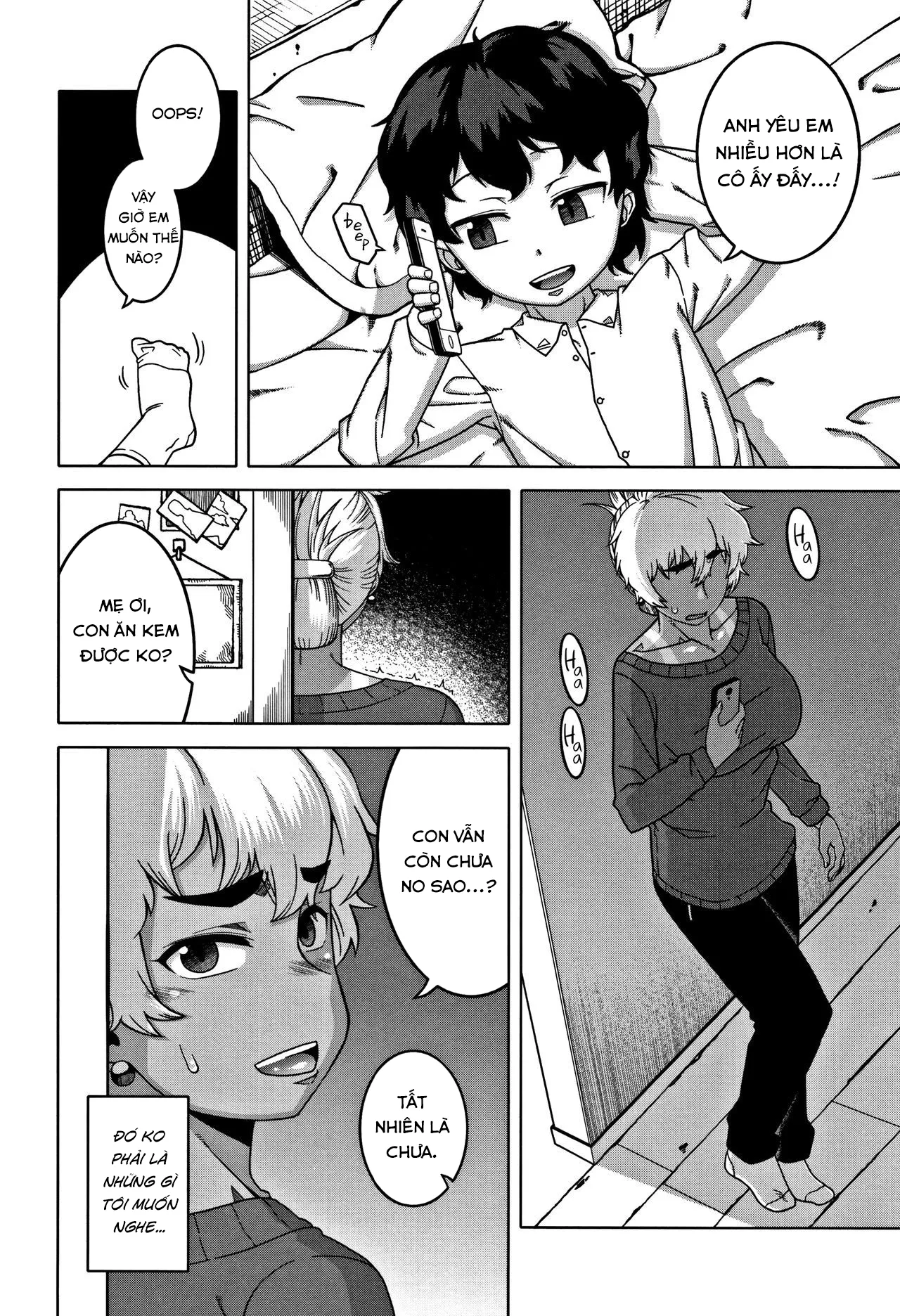 HentaiVN.net - Ảnh 7 - Chịch mẹ thằng bạn thân [Hitozuma A-san to Musuko no Yuujin N-kun; Married wife A and son's friend N-kun] - Chap 3