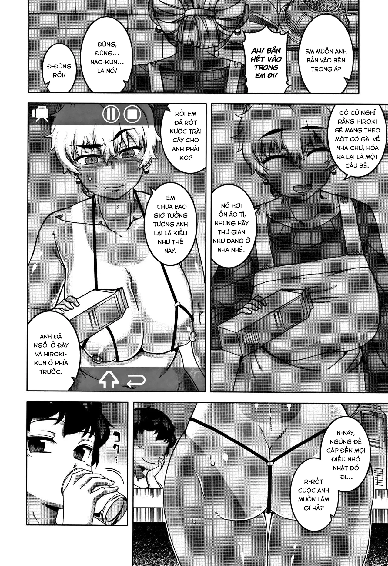 HentaiVN.net - Ảnh 12 - Chịch mẹ thằng bạn thân [Hitozuma A-san to Musuko no Yuujin N-kun; Married wife A and son's friend N-kun] - Chap 5